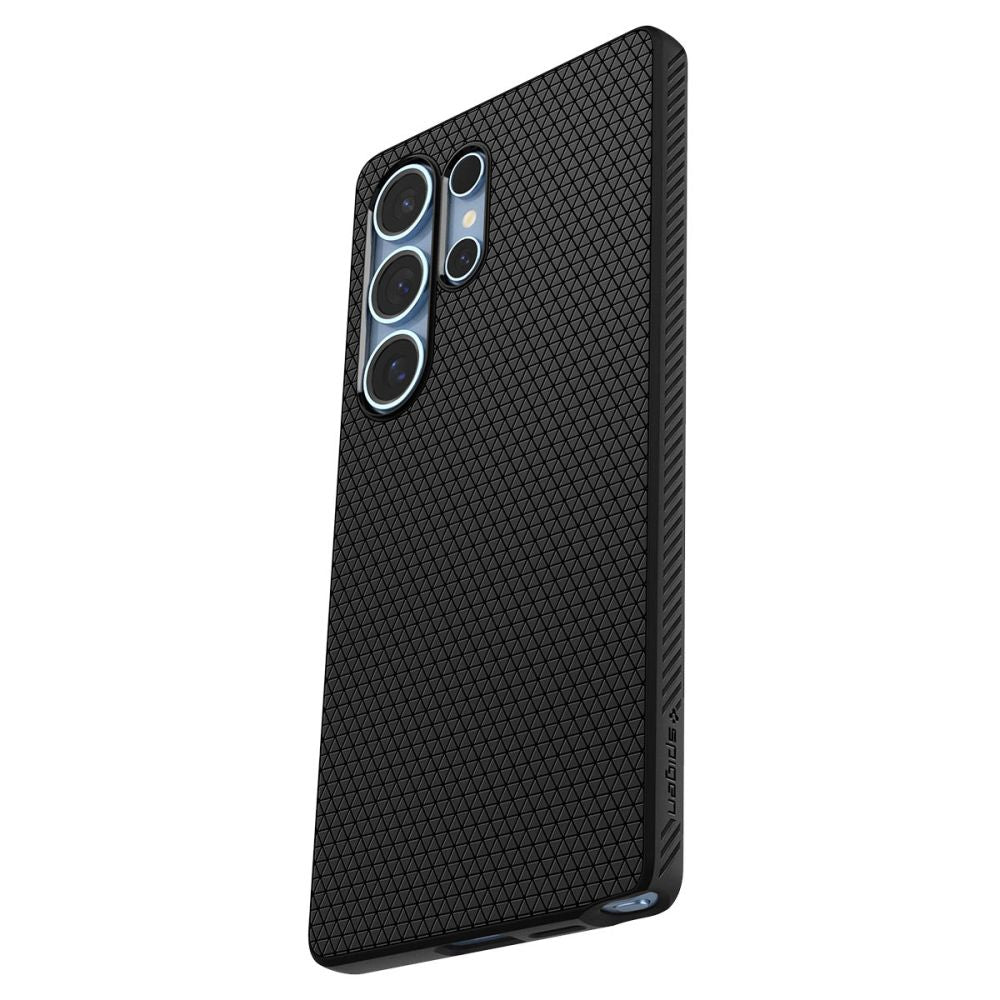 Deksel for Samsung Galaxy S25 Ultra S938, Spigen, Liquid Air, Svart ACS08953