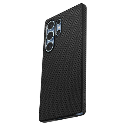 Deksel for Samsung Galaxy S25 Ultra S938, Spigen, Liquid Air, Svart ACS08953