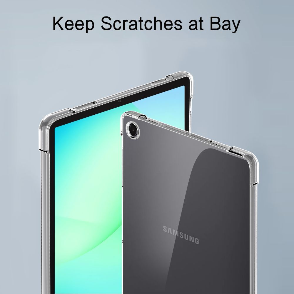 Deksel for Samsung Galaxy Tab A11+ / Tab A9+, Tech-Protect, Flexair, Gjennomsiktig