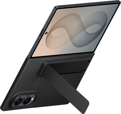 Deksel for Samsung Galaxy Z Fold8 F971, Carbon Standing, Svart EF-XF971SBEGWW