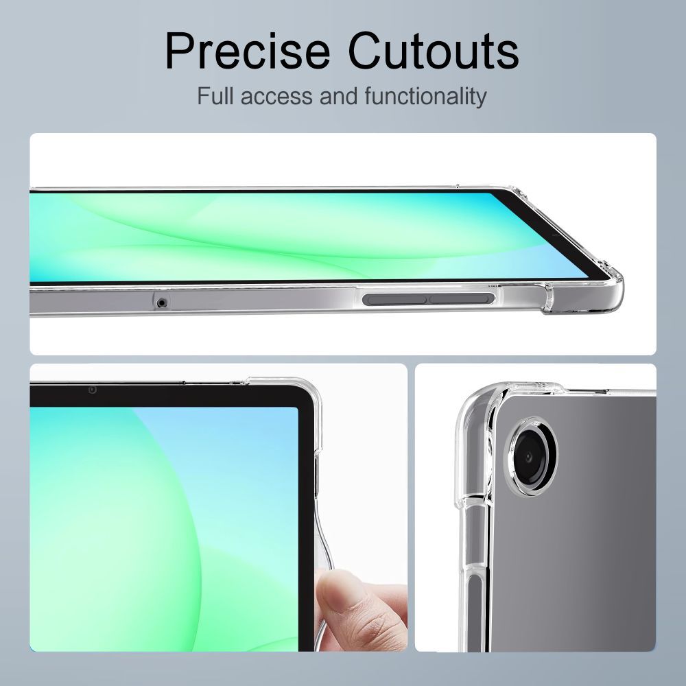 Deksel for Samsung Galaxy Tab A11 / Tab A9, Tech-Protect, Flexair, Gjennomsiktig
