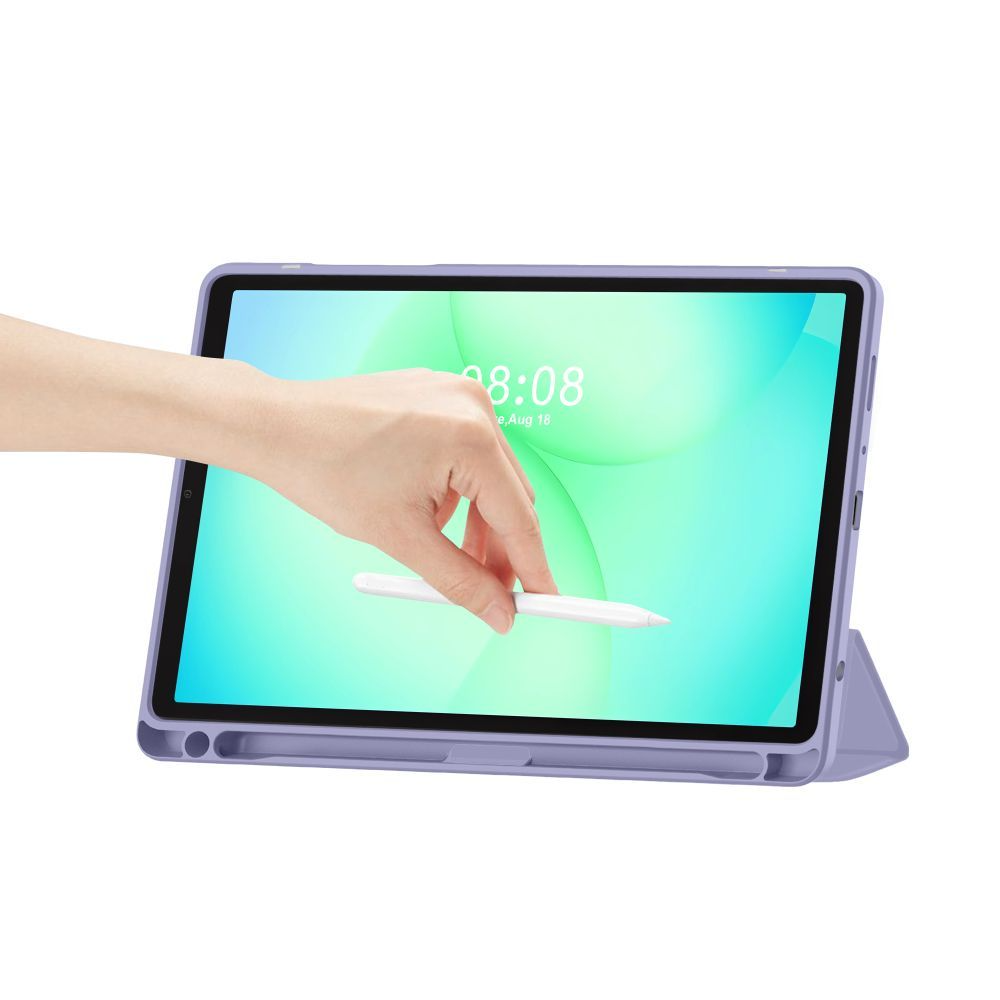 Deksel for Samsung Galaxy Tab A11 / Tab A9, Tech-Protect, SC PEN Hybrid, Lilla