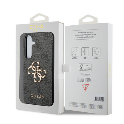 Deksel til Samsung Galaxy S24+ S926, Guess, 4G Big Logo, Svart, Reseglet