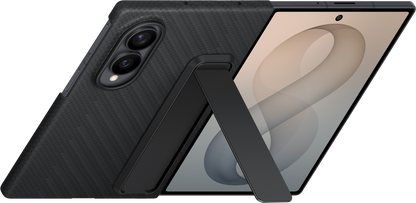 Deksel for Samsung Galaxy Z Fold8 F971, Carbon Standing, Svart EF-XF971SBEGWW