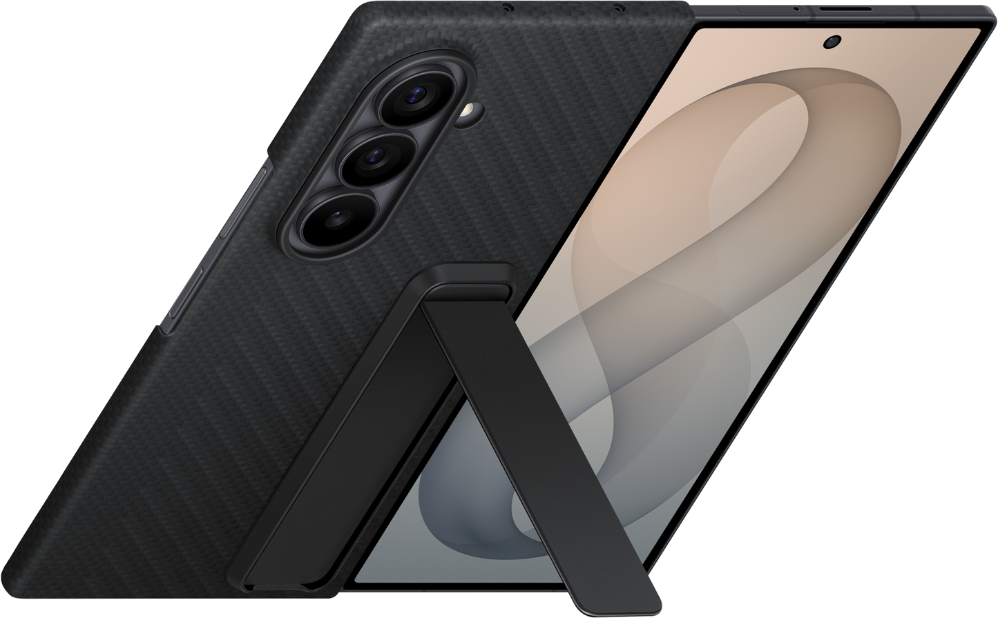 Deksel for Samsung Galaxy Z Fold8 Ultra F976, Carbon Standing, Svart EF-XF976SBEGWW