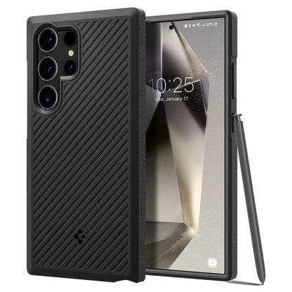 Etui til Samsung Galaxy S24 Ultra S928, Spigen, Core Armour, Svart 