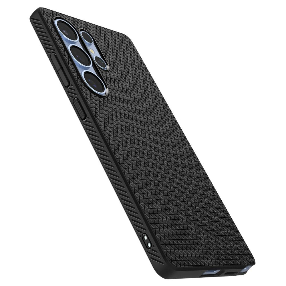 Deksel for Samsung Galaxy S25 Ultra S938, Spigen, Liquid Air, Svart ACS08953
