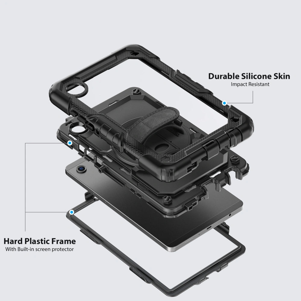 Deksel for Samsung Galaxy Tab A11 / Tab A9, Tech-Protect, Solid, Svart