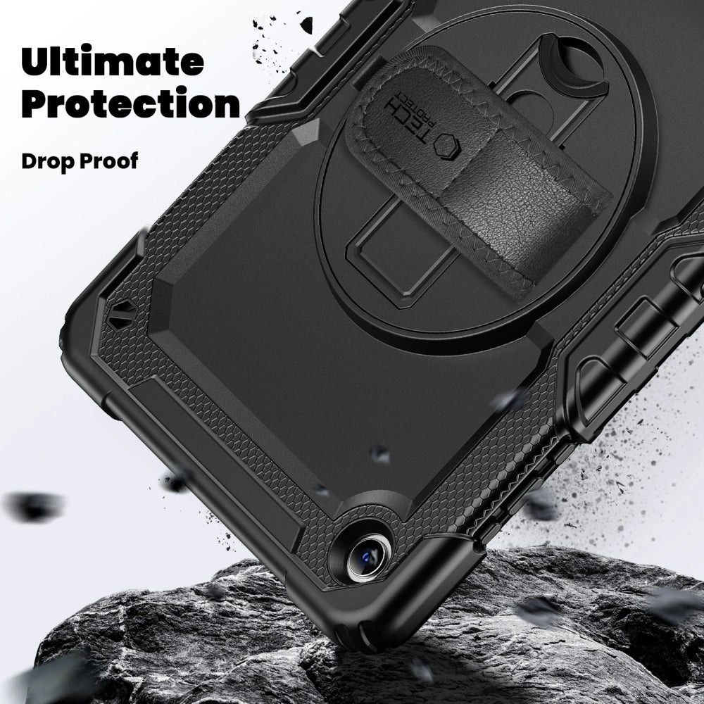 Deksel for Samsung Galaxy Tab A11+ / Tab A9+, Tech-Protect, Solid, Svart