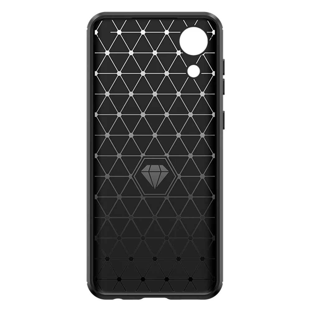 Deksel til Samsung Galaxy A03 Core A032, Techsuit, Karbon, Svart