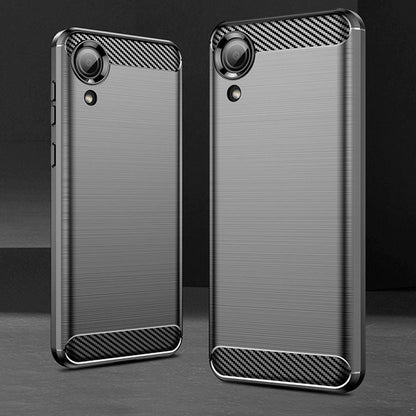 Deksel til Samsung Galaxy A03 Core A032, Techsuit, Karbon, Svart
