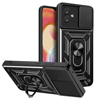 Deksel for Samsung Galaxy A04e A042 / M04 M045, Techsuit, CamShield, Svart
