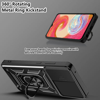 Deksel for Samsung Galaxy A04e A042 / M04 M045, Techsuit, CamShield, Svart
