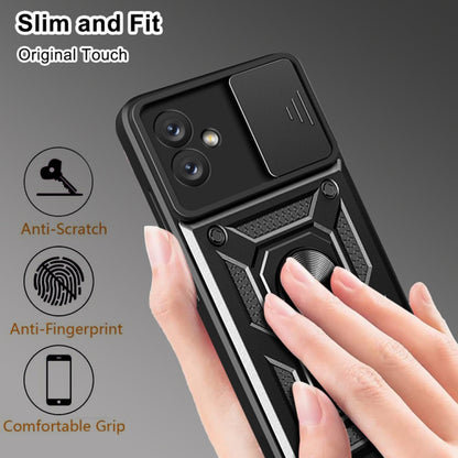 Deksel for Samsung Galaxy A04e A042 / M04 M045, Techsuit, CamShield, Svart