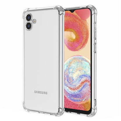 Deksel for Samsung Galaxy A04e A042 / M04 M045, Techsuit, Støtsikker Klar, Transparent