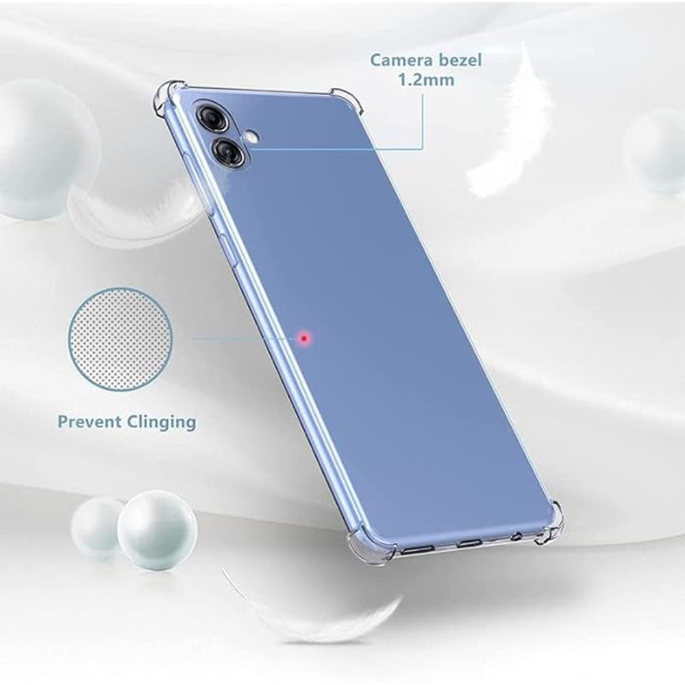 Deksel for Samsung Galaxy A04e A042 / M04 M045, Techsuit, Støtsikker Klar, Transparent
