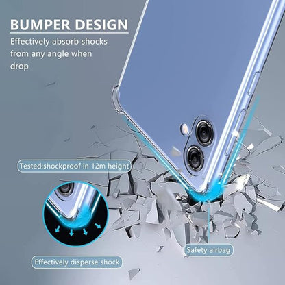 Deksel for Samsung Galaxy A04e A042 / M04 M045, Techsuit, Støtsikker Klar, Transparent