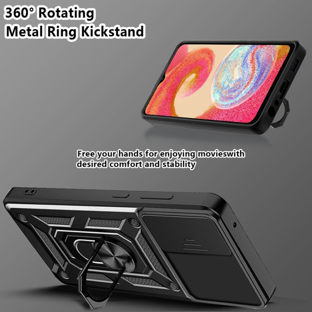 Deksel til Samsung Galaxy A05 A055, Techsuit, CamShield, Svart