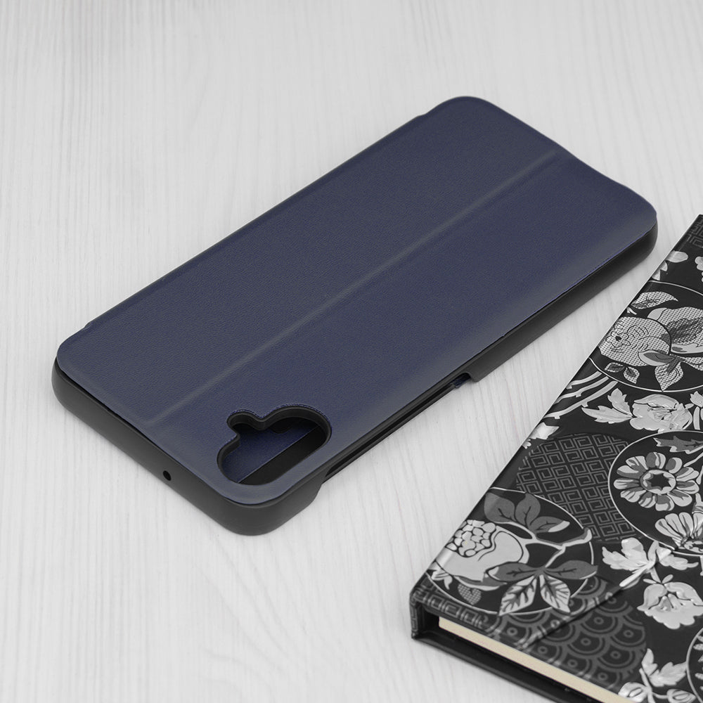 Deksel for Samsung Galaxy A05 A055, Techsuit, eFold, Mørk Blå