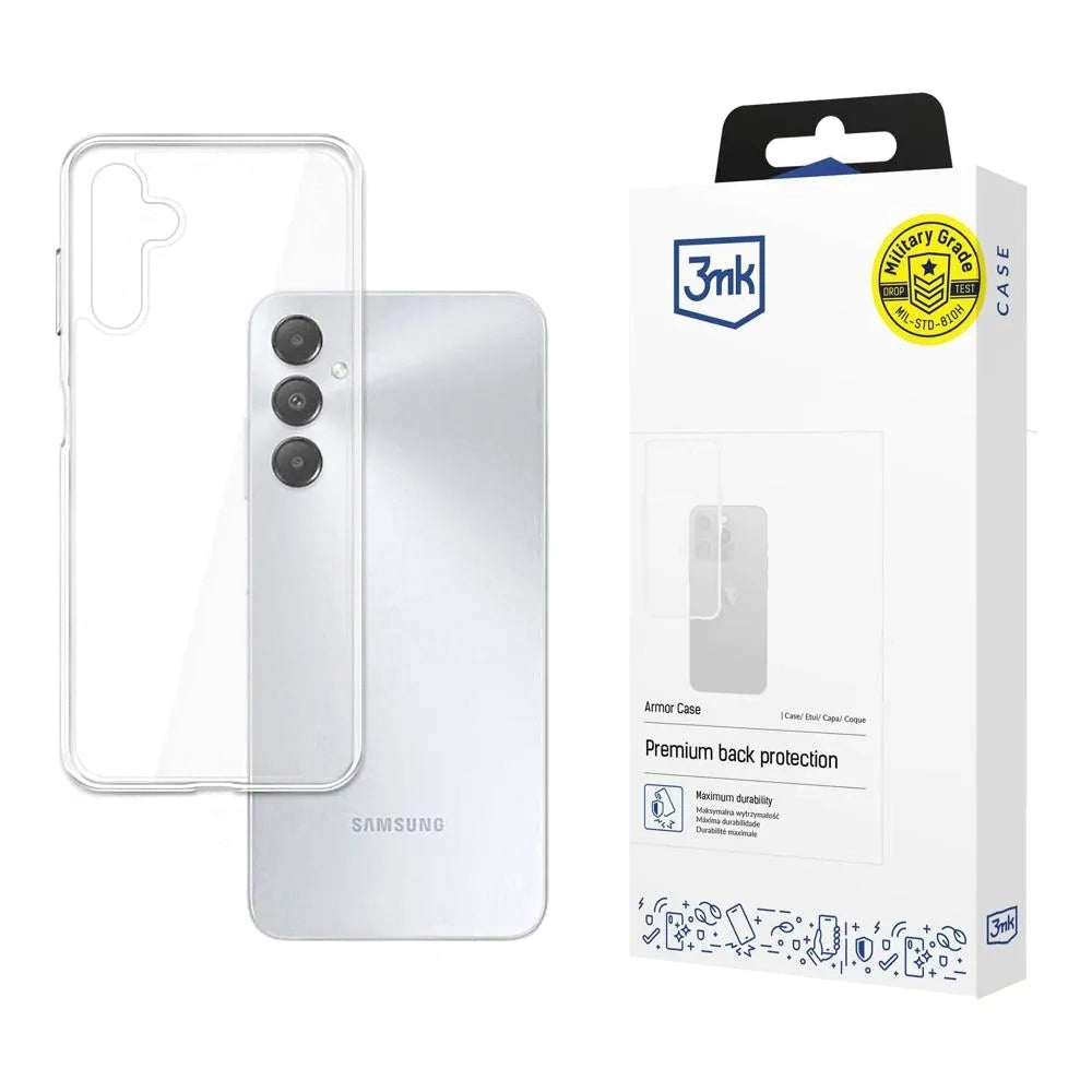 Deksel for Samsung Galaxy A05s A057, 3MK, Armor, Transparent