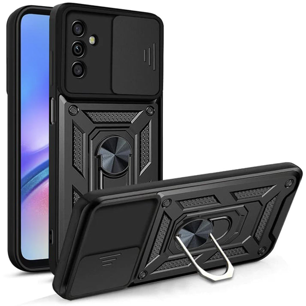 Deksel for Samsung Galaxy A05s A057, Techsuit, CamShield, Svart