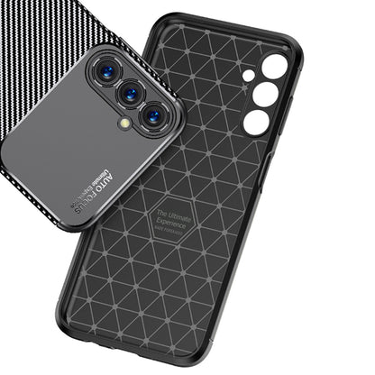 Deksel for Samsung Galaxy A05s A057, Techsuit, CarbonFiber, Svart