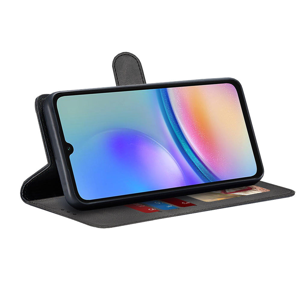 Deksel for Samsung Galaxy A05s A057, Techsuit, Diary Book, Svart