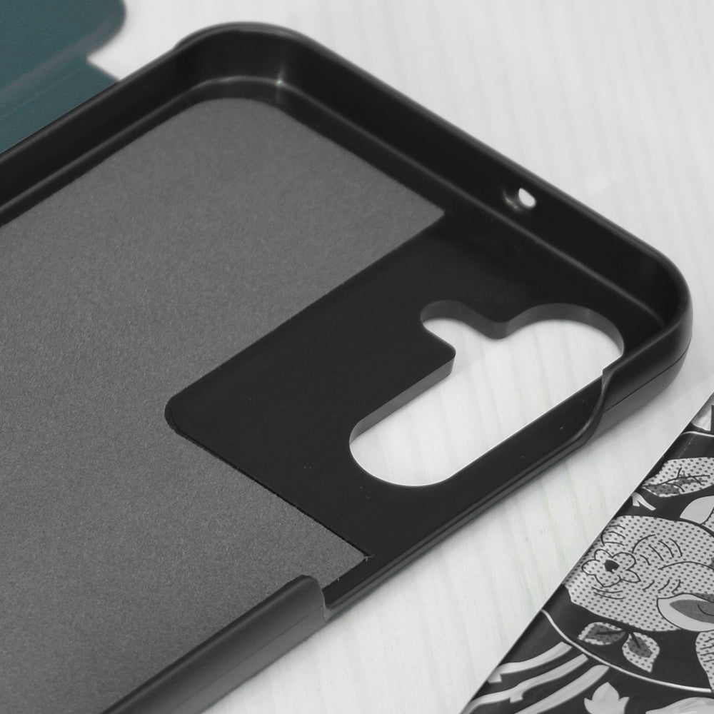 Deksel for Samsung Galaxy A05s A057, Techsuit, eFold, Grønn