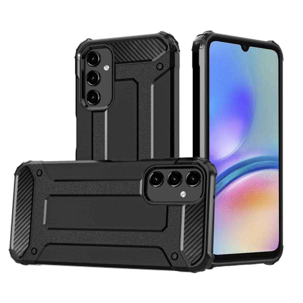 Deksel for Samsung Galaxy A05s A057, Techsuit, Hybrid Armor, Svart