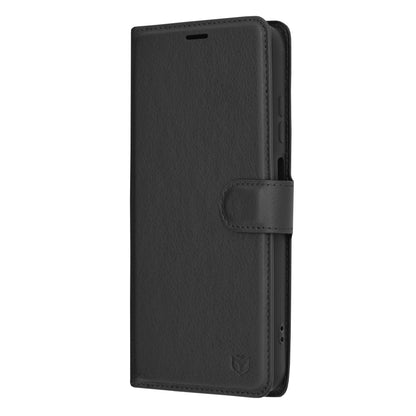 Deksel for Samsung Galaxy A05s A057, Techsuit, Leather Folio, Svart