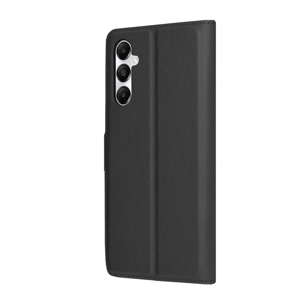 Deksel for Samsung Galaxy A05s A057, Techsuit, Leather Folio, Svart