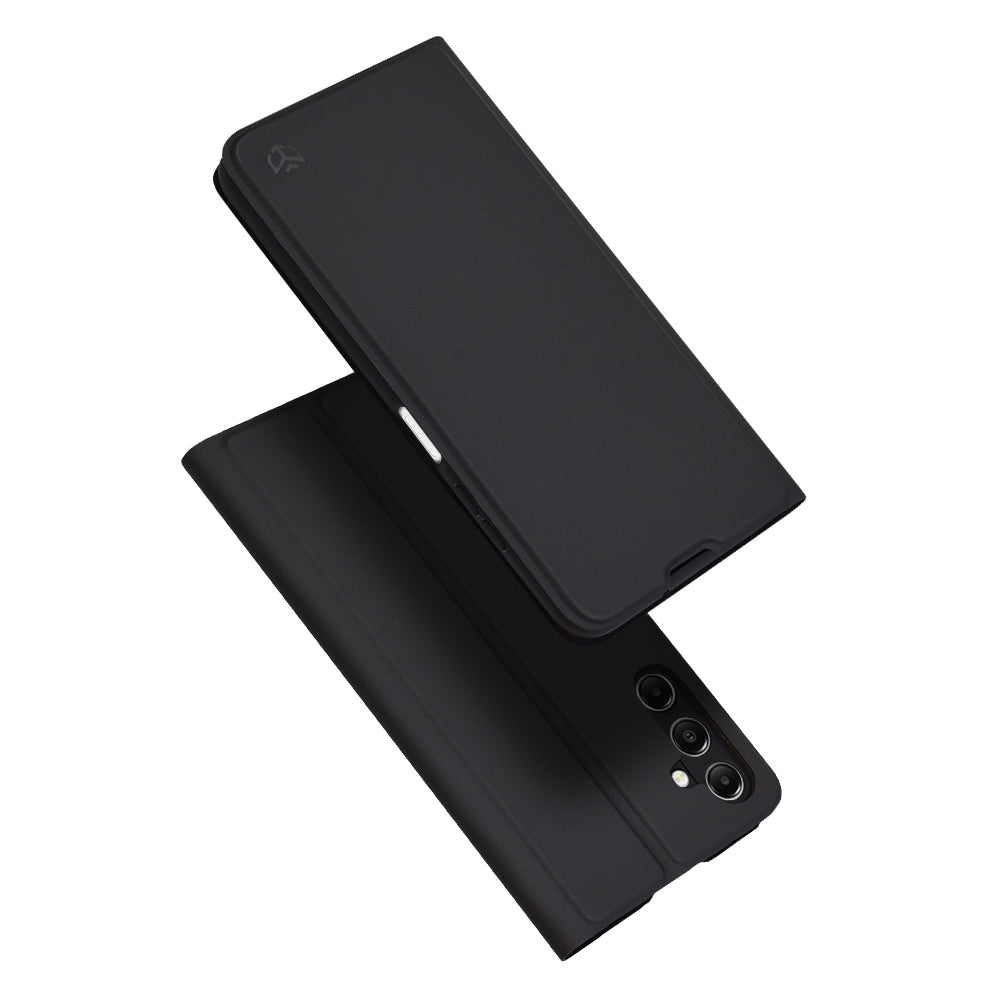Deksel til Samsung Galaxy A05s A057, Techsuit, Magskin Book, Svart