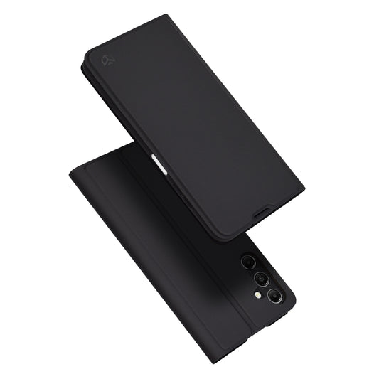 Deksel til Samsung Galaxy A05s A057, Techsuit, Magskin Book, Svart