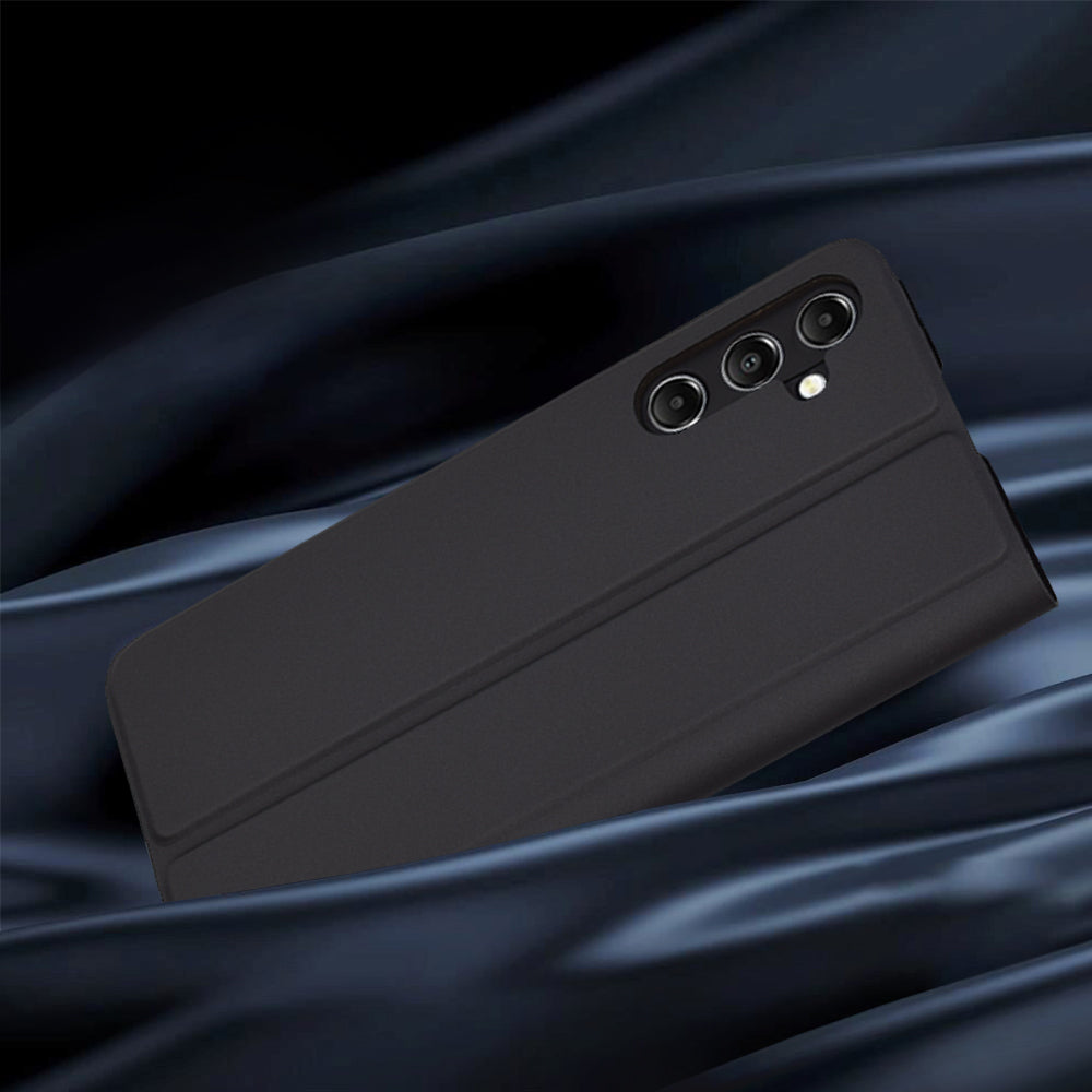 Deksel til Samsung Galaxy A05s A057, Techsuit, Magskin Book, Svart