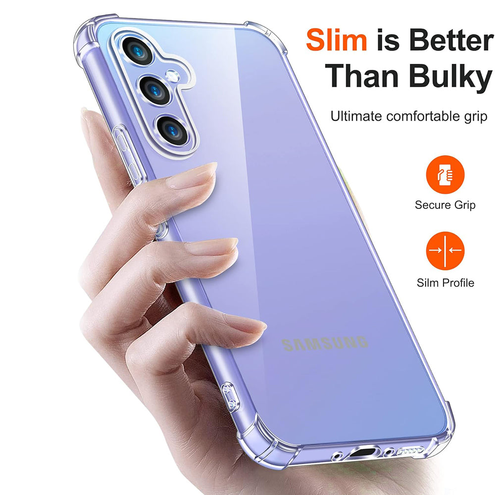 Deksel for Samsung Galaxy A05s A057, Techsuit, Støtsikker Klar, Transparent