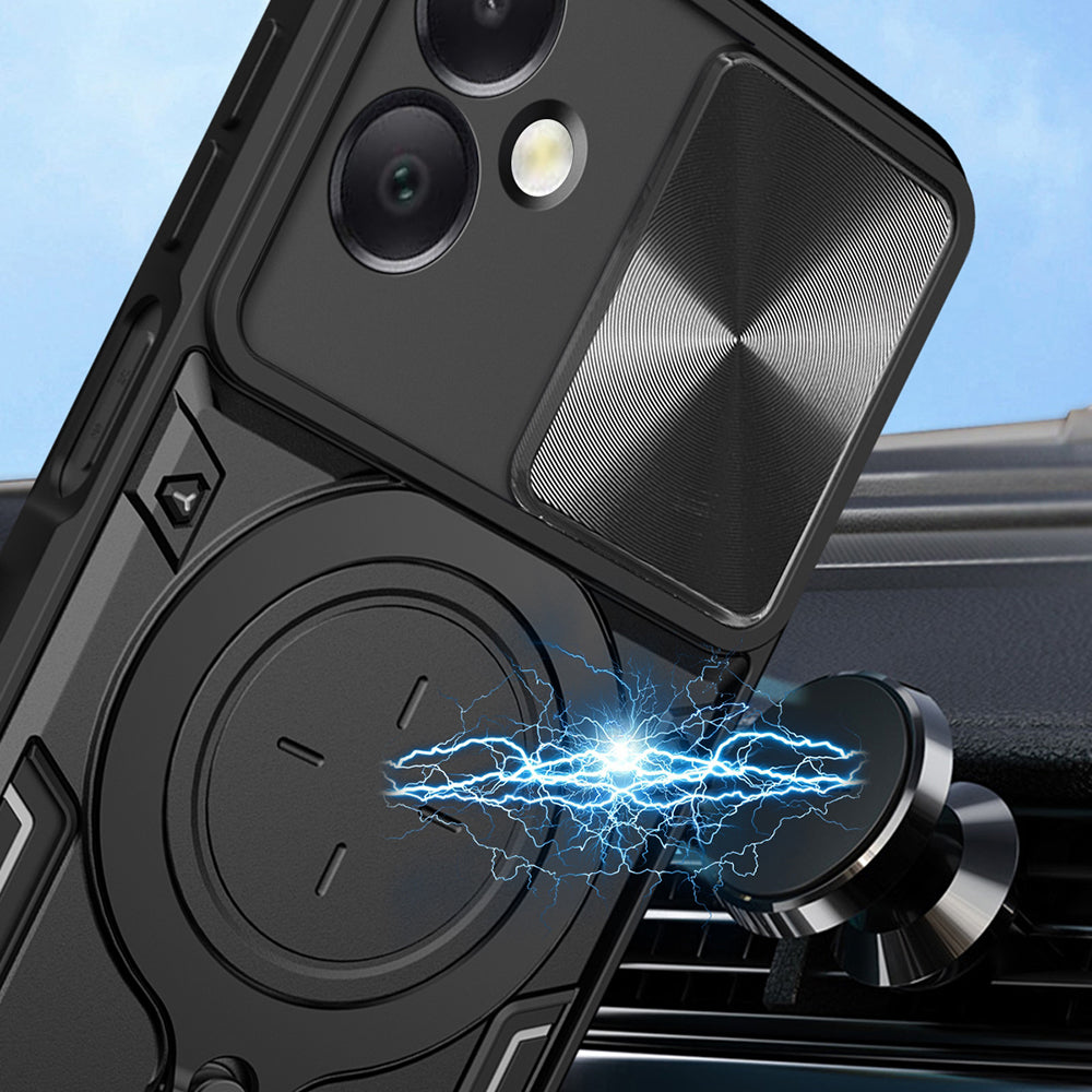 Deksel til Samsung Galaxy A06 A065, Techsuit, CamGuard Pro, Lilla