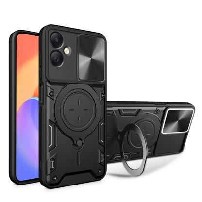 Deksel til Samsung Galaxy A06 A065, Techsuit, CamGuard Pro, Svart