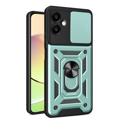 Deksel til Samsung Galaxy A06 A065, Techsuit, CamShield, Grønn
