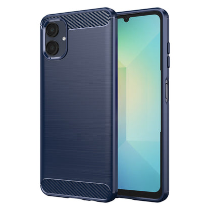 Deksel for Samsung Galaxy A06 A065, Techsuit, Karbon, Blå