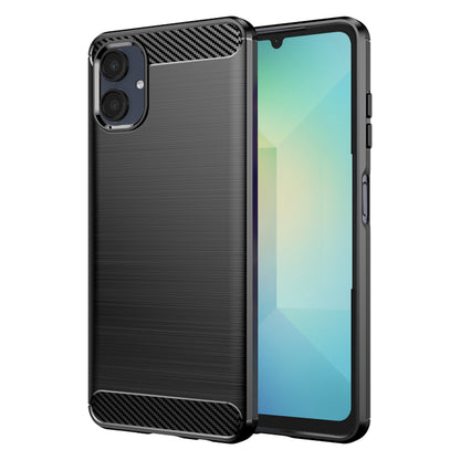 Deksel til Samsung Galaxy A06 A065, Techsuit, Karbon, Svart