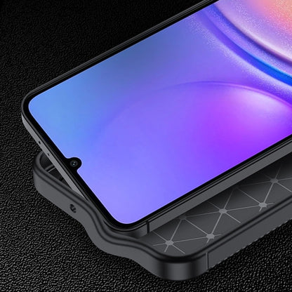 Deksel for Samsung Galaxy A06 A065, Techsuit, CarbonFiber, Svart