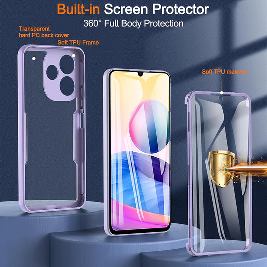 Deksel for Samsung Galaxy A06 A065, Techsuit, ColorVerse 360, Svart