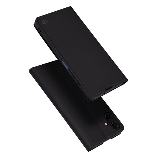 Deksel til Samsung Galaxy A06 A065, Techsuit, Magskin Book, Svart