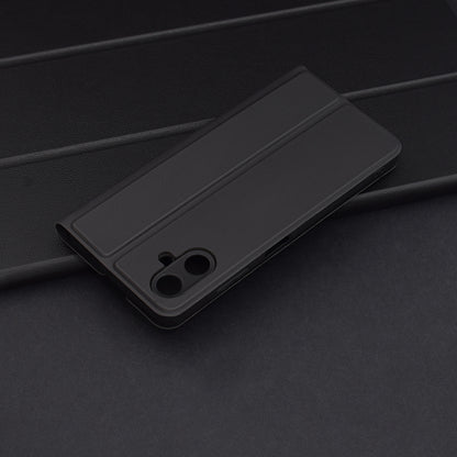 Deksel til Samsung Galaxy A06 A065, Techsuit, Magskin Book, Svart