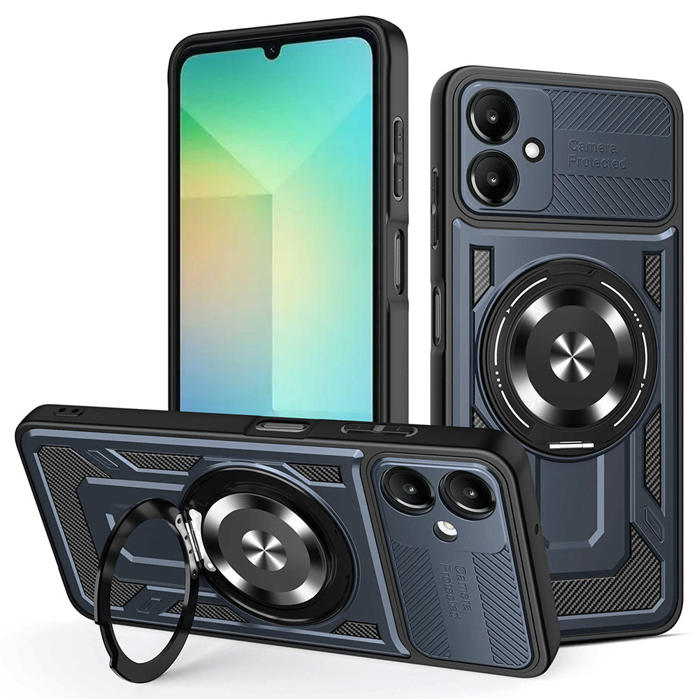 Deksel for Samsung Galaxy A06 A065, Techsuit, RuggedCam, Blå