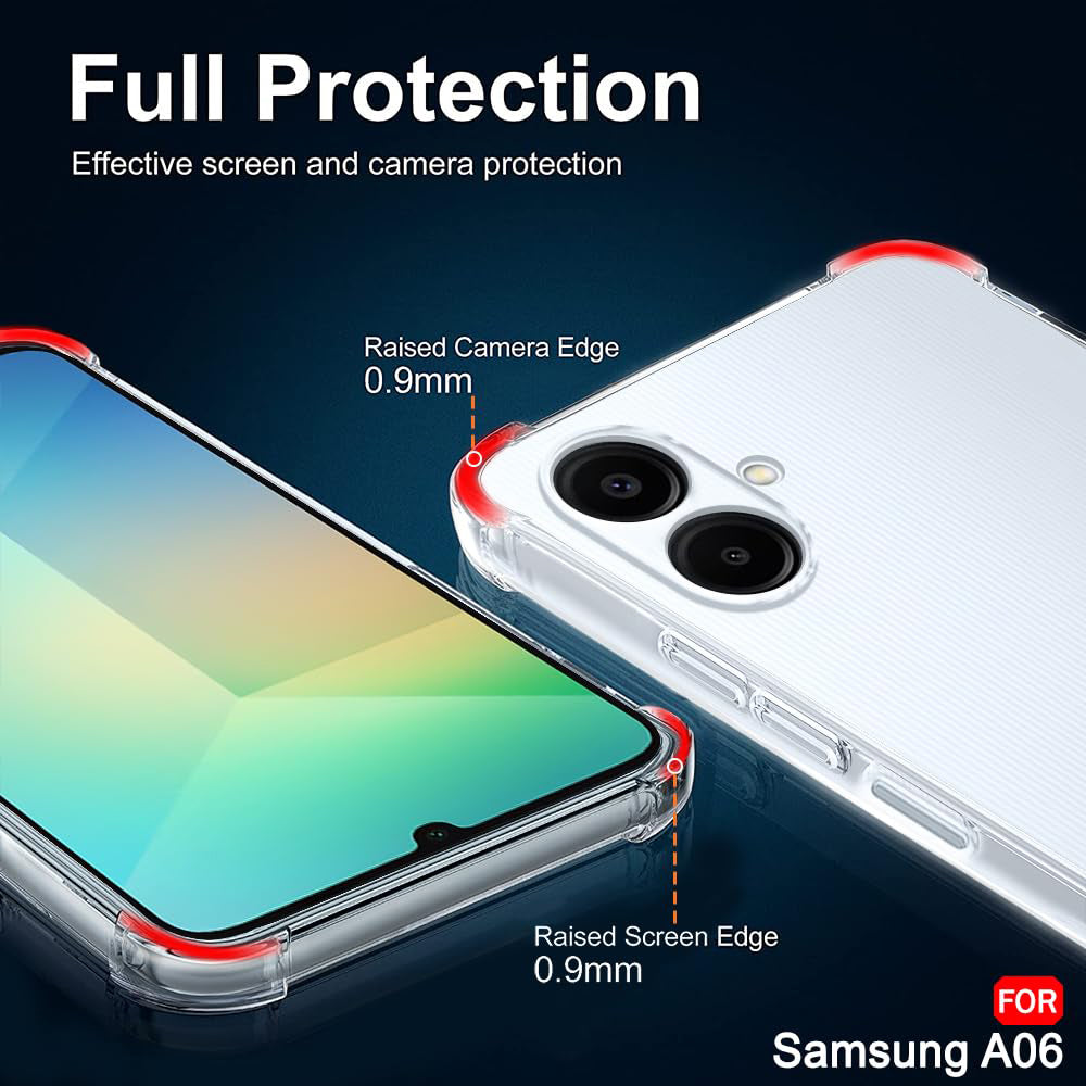 Deksel til Samsung Galaxy A06 A065, Techsuit, Støtsikker Klar, Transparent