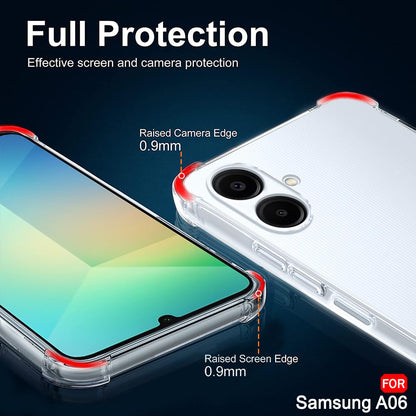 Deksel til Samsung Galaxy A06 A065, Techsuit, Støtsikker Klar, Transparent