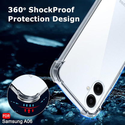 Deksel til Samsung Galaxy A06 A065, Techsuit, Støtsikker Klar, Transparent