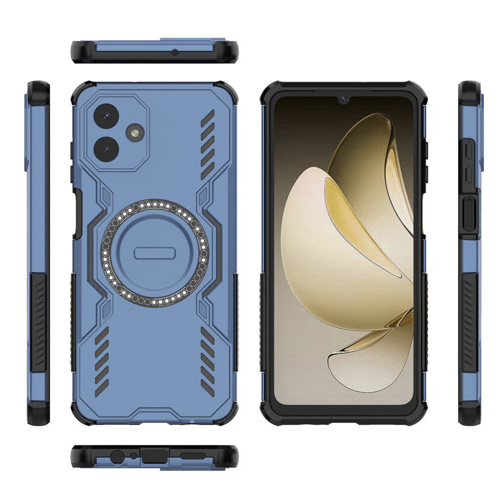 MagSafe-deksel for Samsung Galaxy A07 4G A075, Techsuit, ArmorMag, Blå