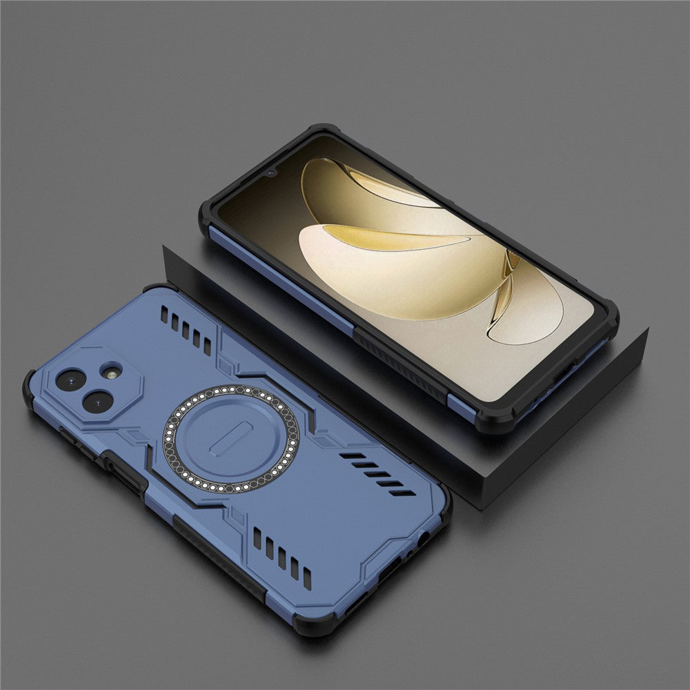 MagSafe-deksel for Samsung Galaxy A07 4G A075, Techsuit, ArmorMag, Blå